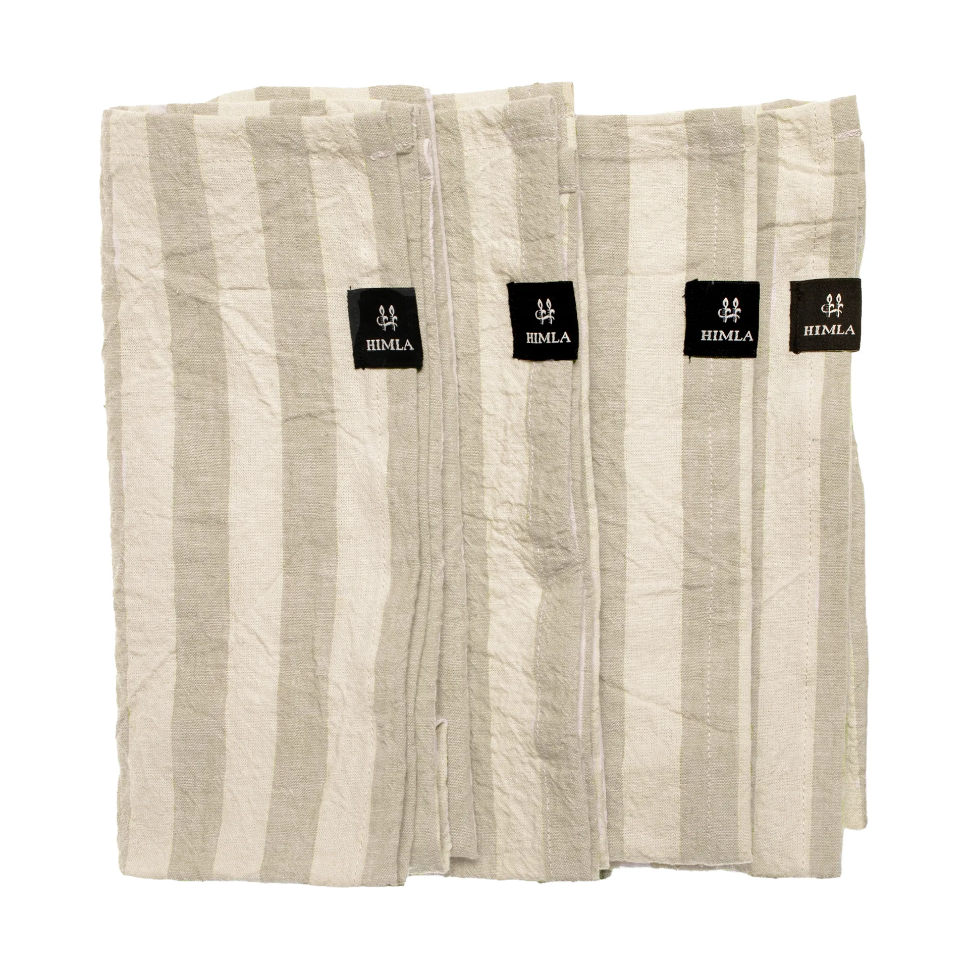 Servilleta de tela Riviera 45x45 cm, 4-pack, Sand Himla