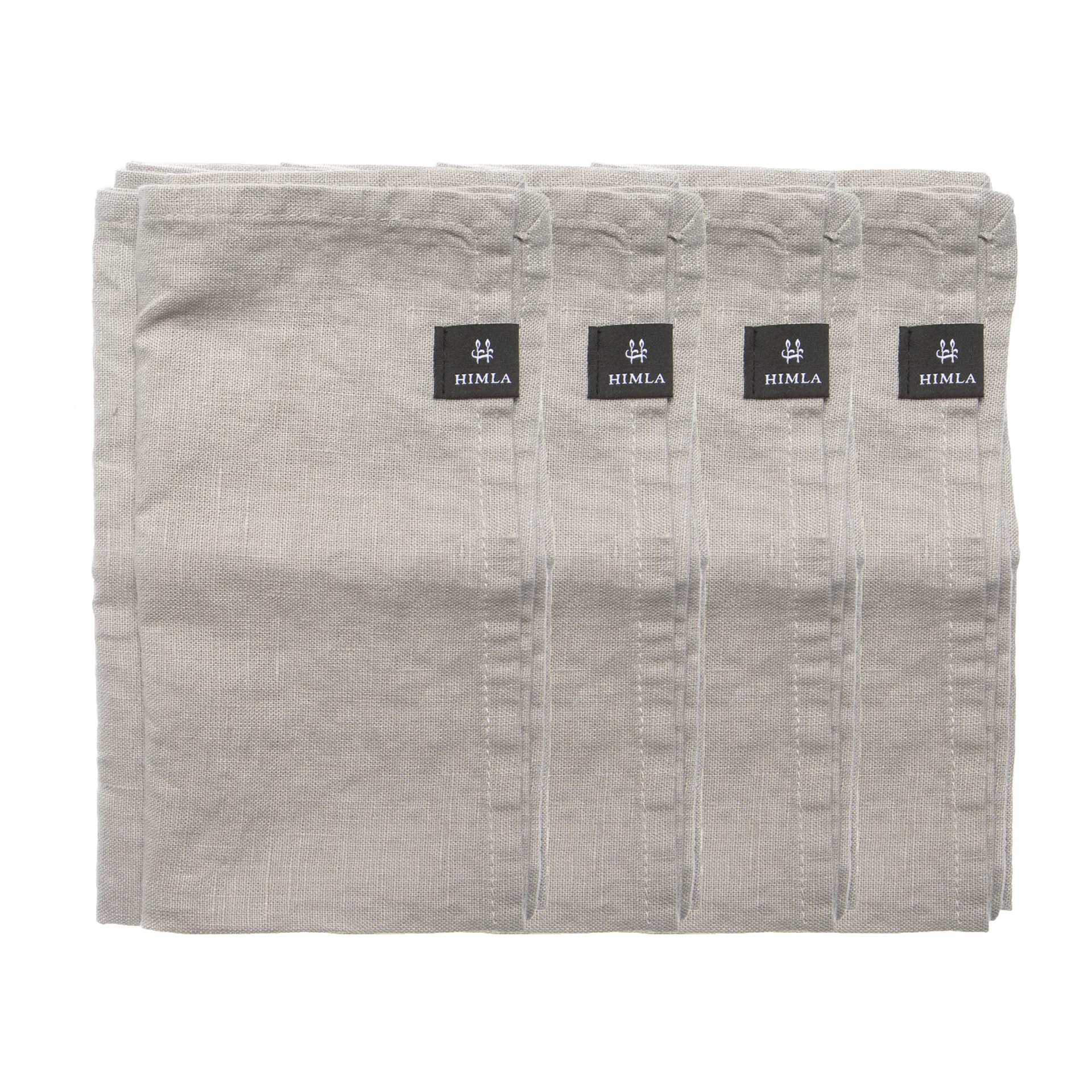 Servilletas Sunshine, 4-pack, Ash (gris claro) Himla