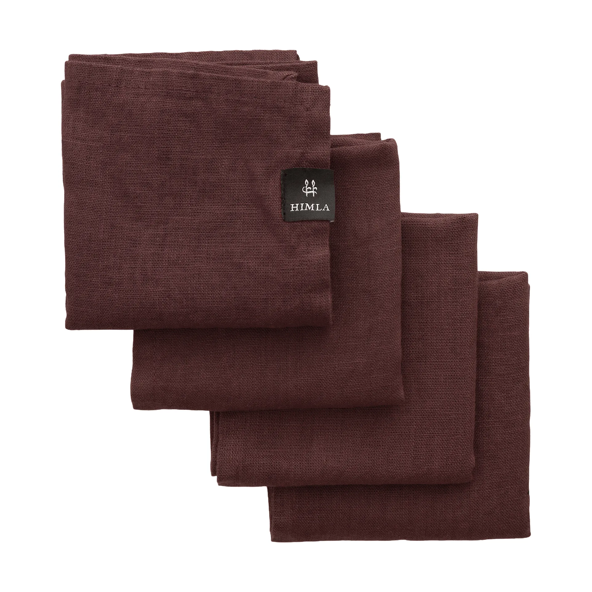 Servilletas Sunshine, 4-pack, Burdeos (rojo) Himla