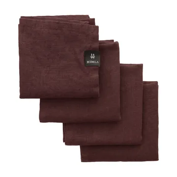 Servilletas Sunshine, 4-pack - Burdeos (rojo) - Himla