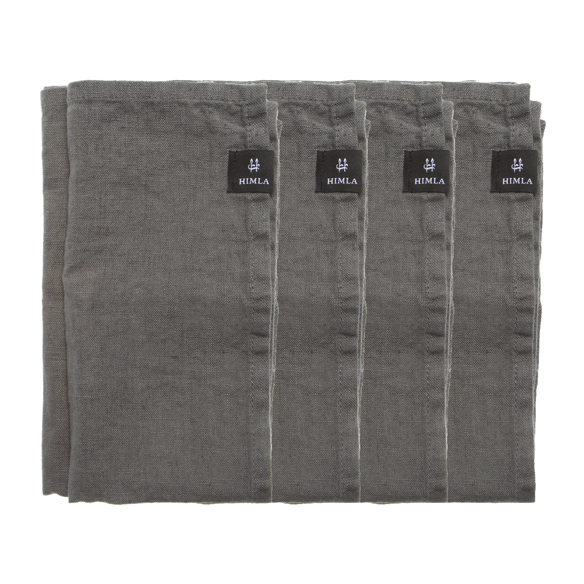 Servilletas Sunshine, 4-pack, Charcoal (gris oscuro) Himla
