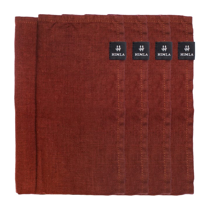 Servilletas Sunshine, 4-pack, Lingonberry (rojo) Himla
