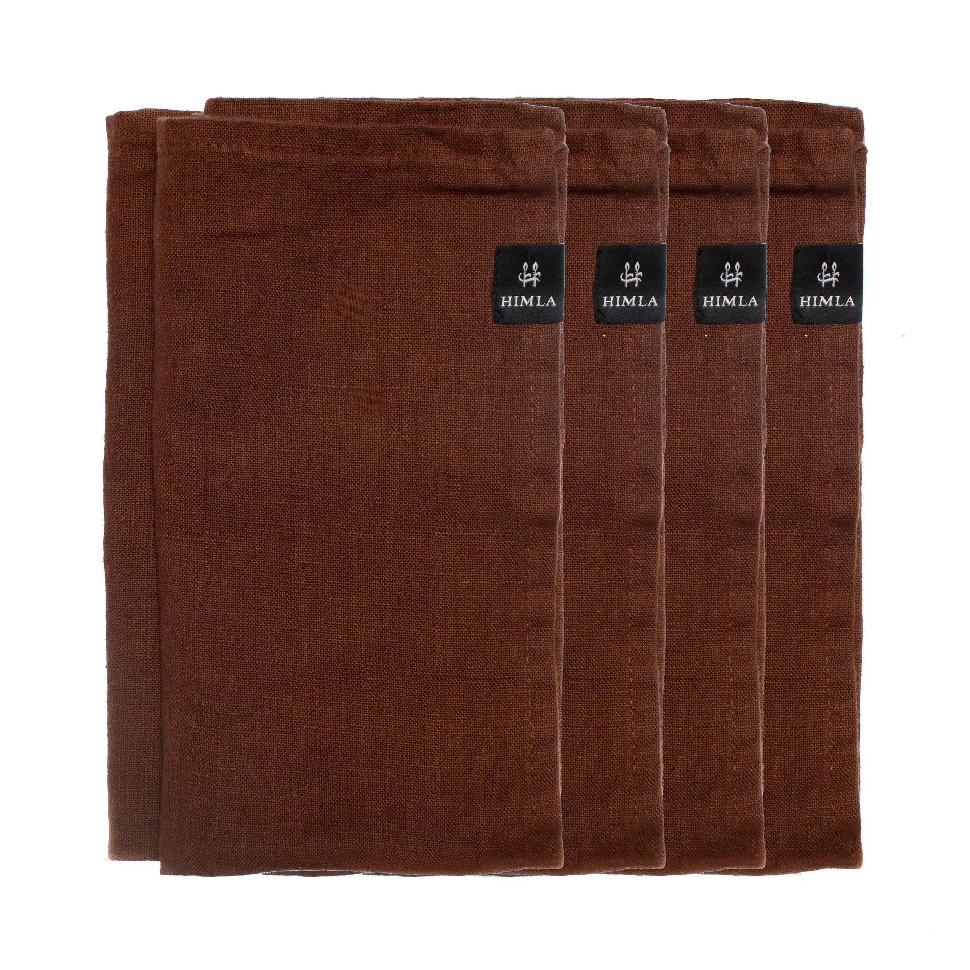 Servilletas Sunshine, 4-pack, Rustique (marrón) Himla