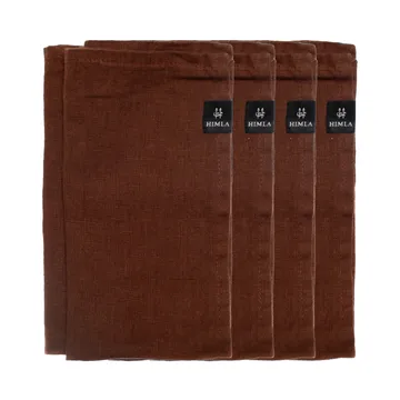 Servilletas Sunshine, 4-pack - Rustique (marrón) - Himla