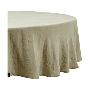 Sunrise mantel redondo de lino - Orgánico (verde), Ø160 cm - Himla