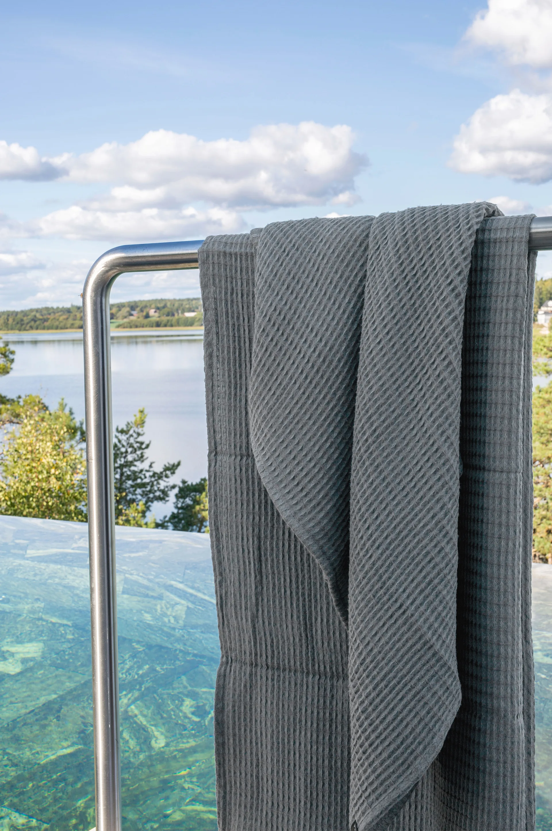 Toalla Ego 70x140 cm, Charcoal Himla