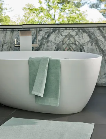 Toalla Lina - Aqua, 30×50 cm - Himla