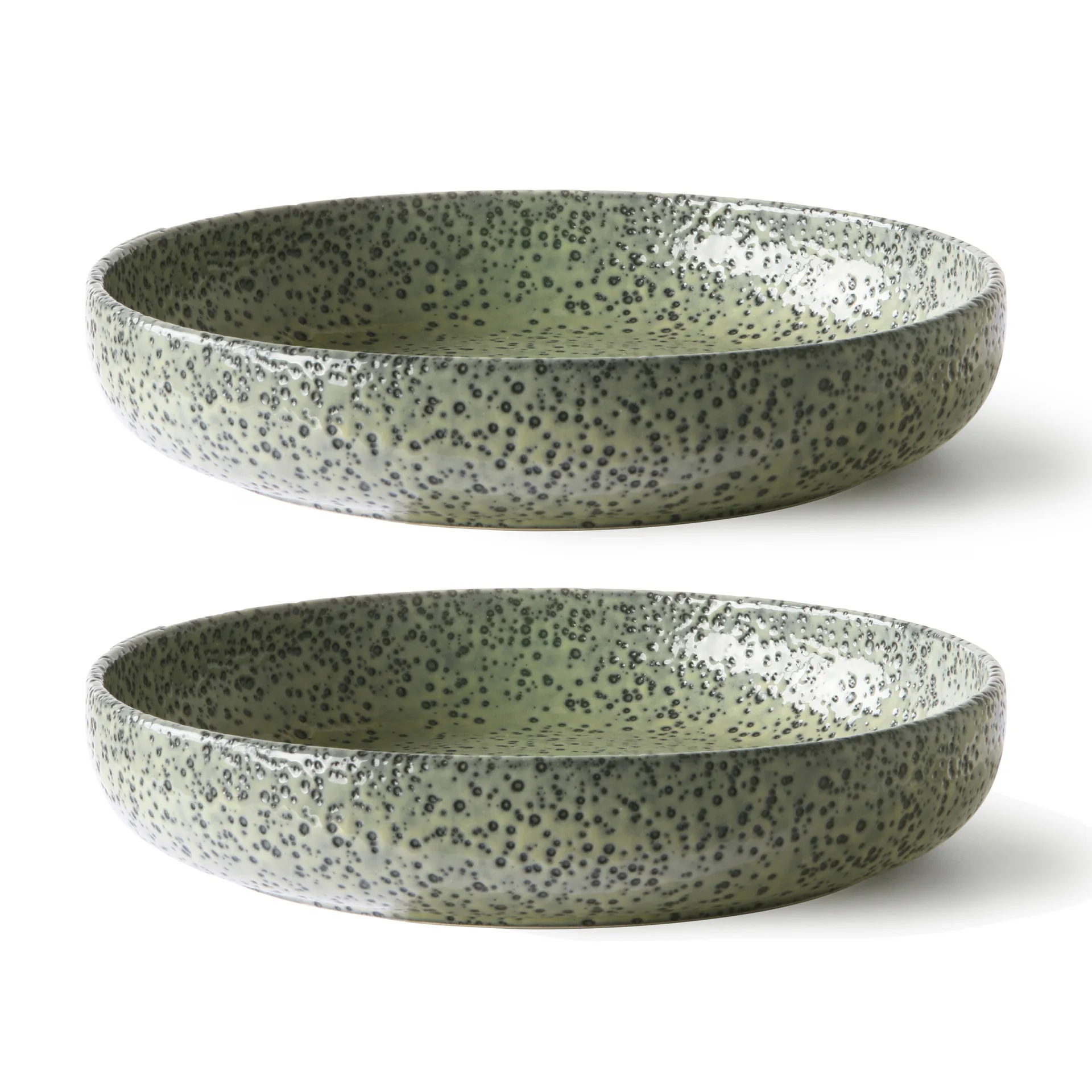 2 Platos hondos Gradient Ø21,5 cm, Green HKliving