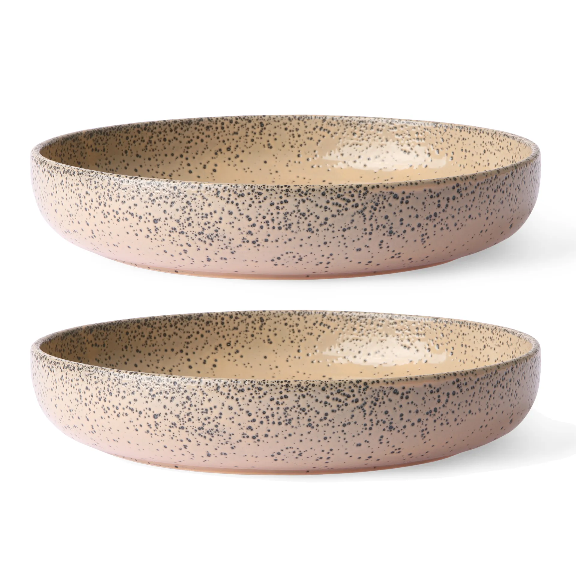 2 Platos hondos Gradient Ø21,5 cm, Taupe HKliving