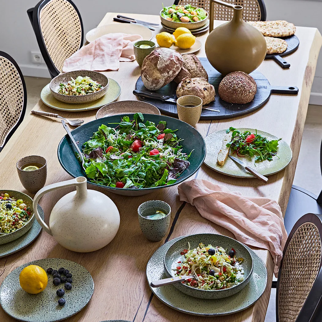 2 Platos hondos Gradient Ø21,5 cm, Taupe HKliving