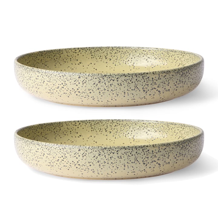 2 Platos hondos Gradient Ø21,5 cm, Yellow HKliving