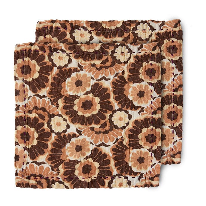 2 Servilletas de algodón Floral 30x30 cm - Vintage - HKliving
