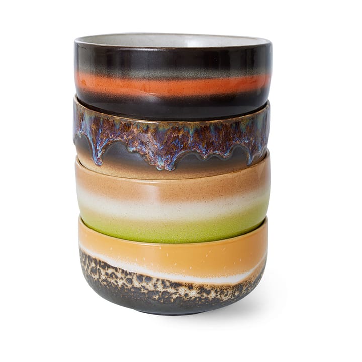 4 Boles de postre 70's, Humus HKliving