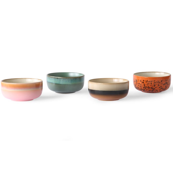 4 Boles de postre 70's - Multi - HKliving