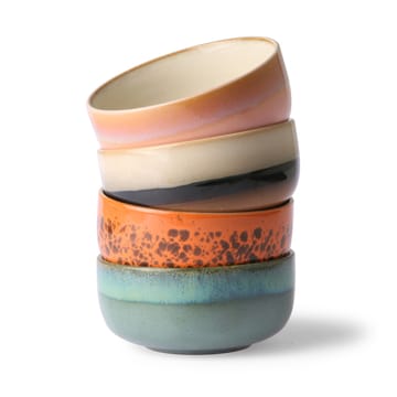 4 Boles de postre 70's - Multi - HKliving