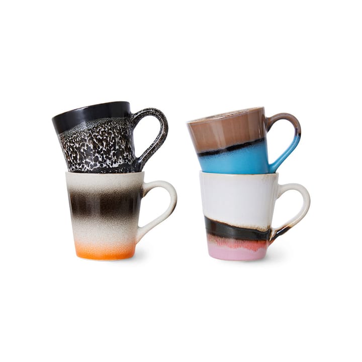 4 Tazas 70's espresso, Funky HKliving