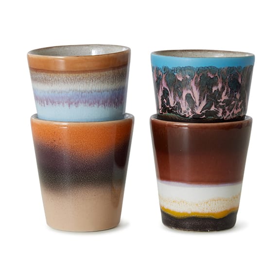 4 Tazas 70's ristretto, Solar HKliving