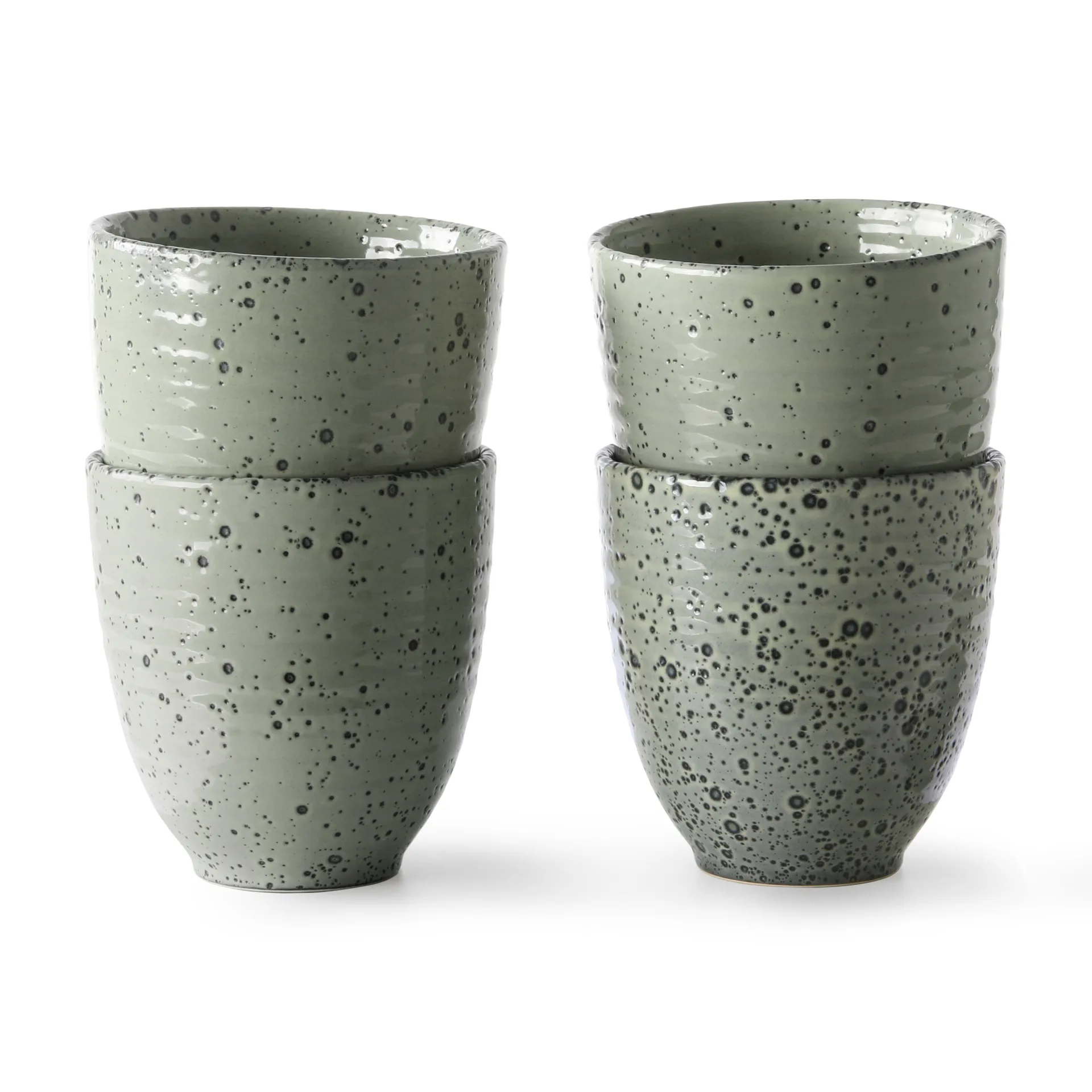 4 Tazas Gradient 29,5 cl, Green HKliving