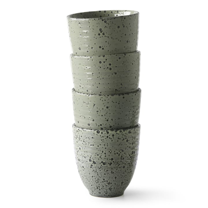 4 Tazas Gradient 29,5 cl, Green HKliving