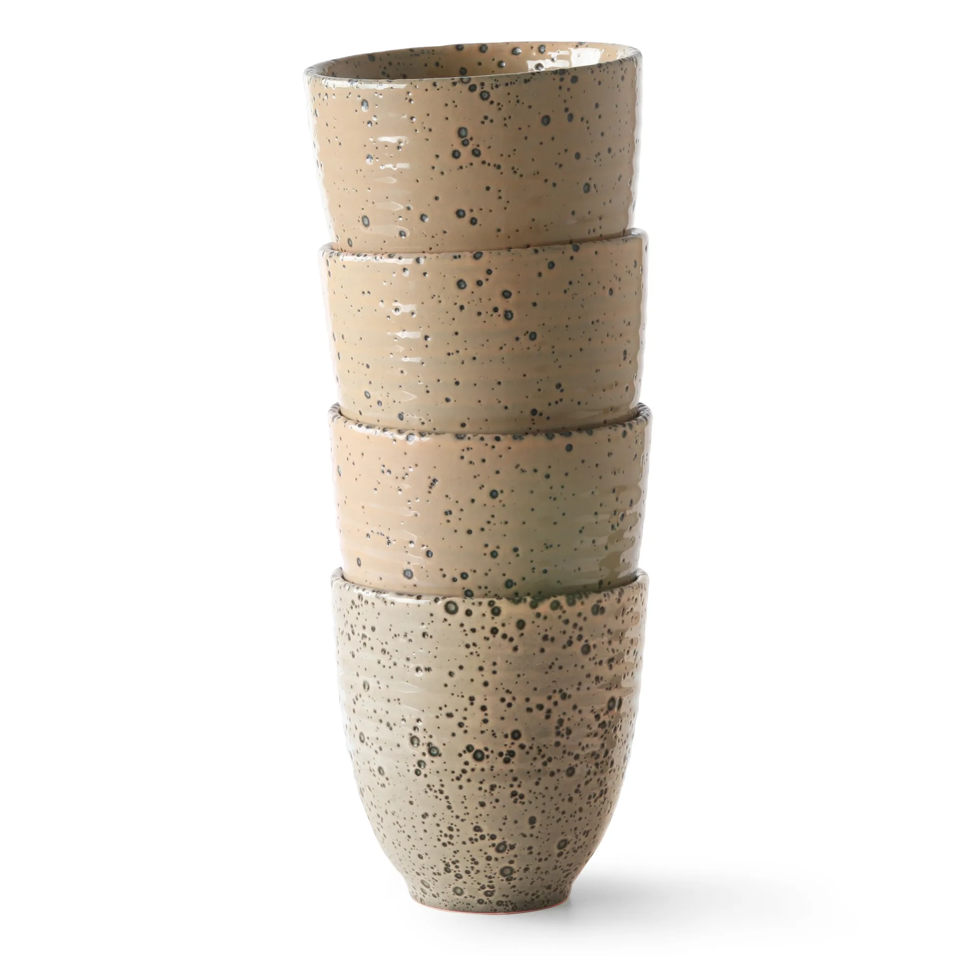 4 Tazas Gradient 29,5 cl, Taupe HKliving