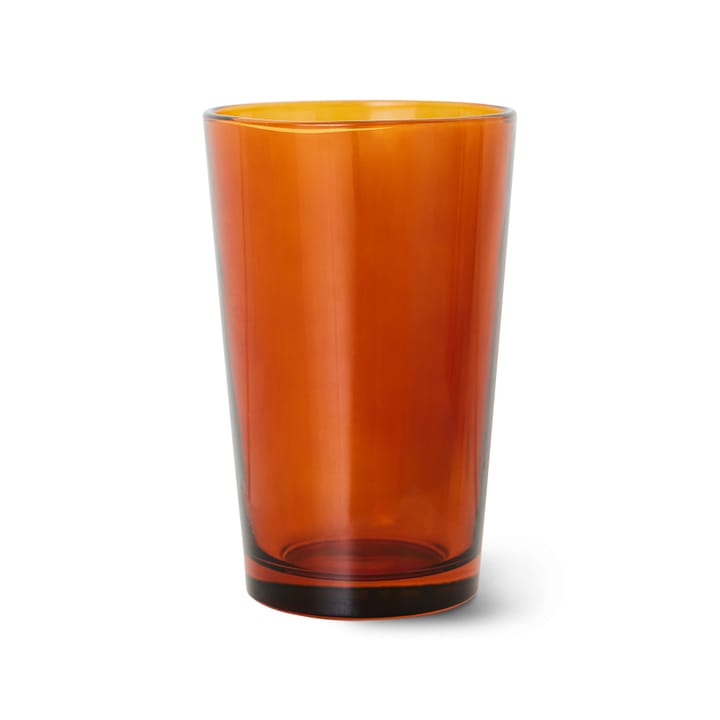 4 Vasos de té 70's 20 cl, Amber brown HKliving