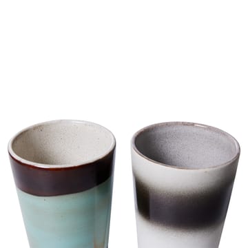 70's 2 Tazas de café latte 28 cl - Boogie - HKliving