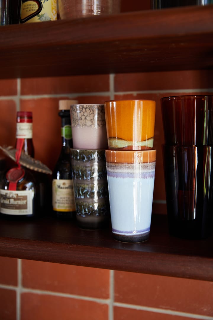 70's 2 Tazas de café latte 28 cl, Clash HKliving