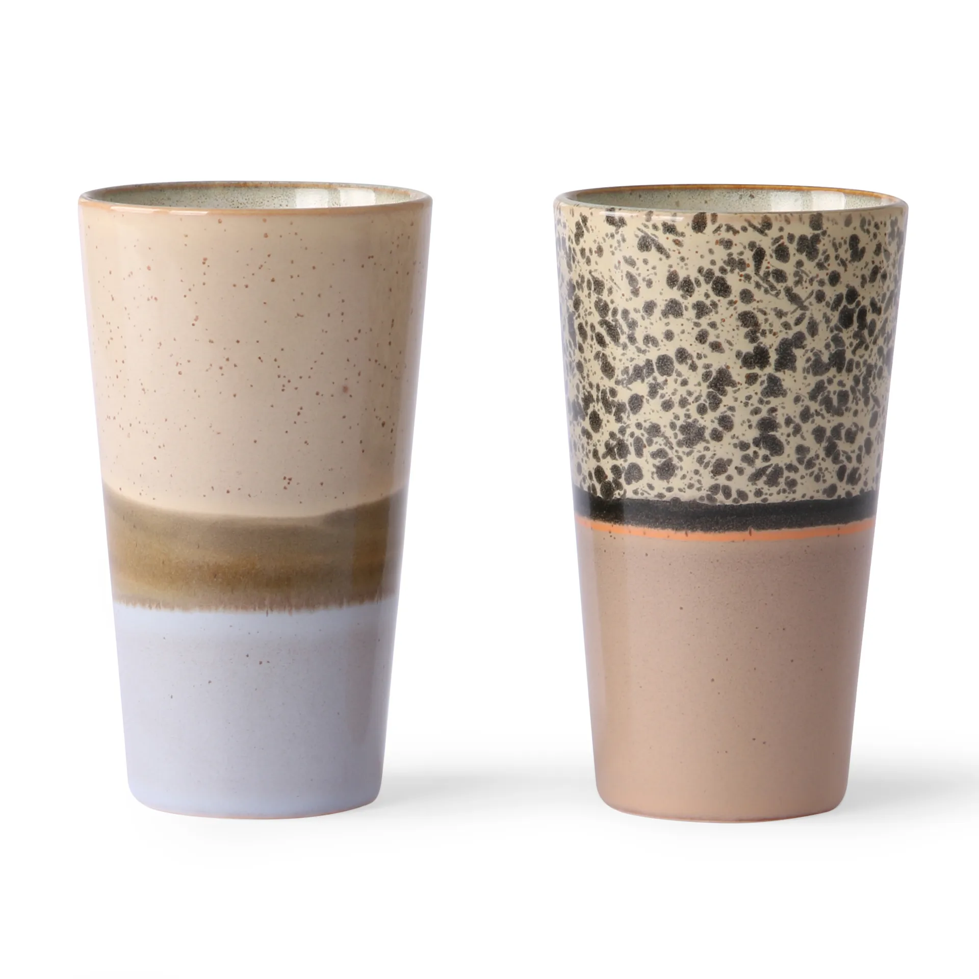 70's 2 Tazas de café latte 28 cl, Multi HKliving