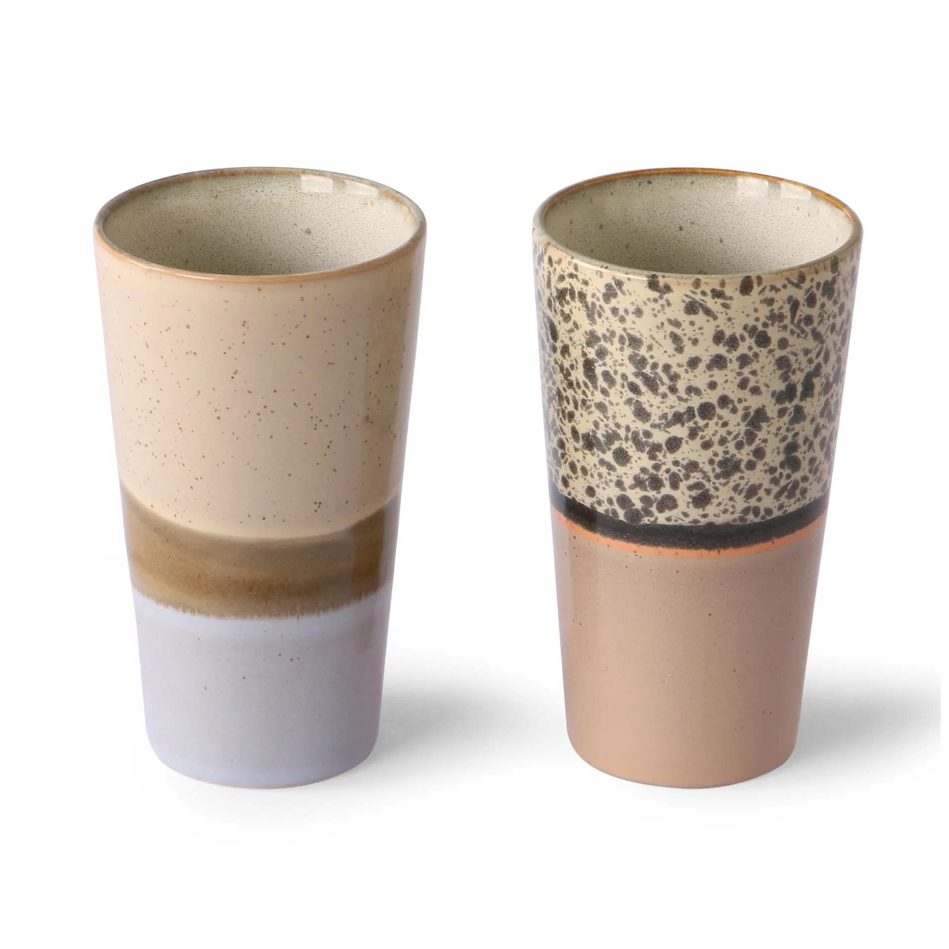 70's 2 Tazas de café latte 28 cl, Multi HKliving