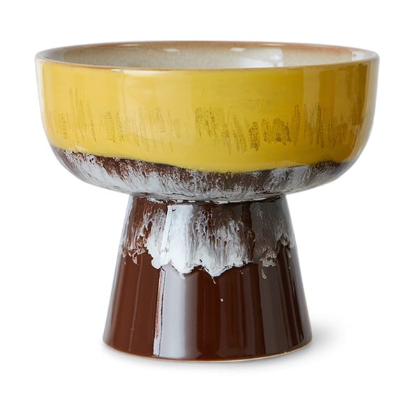 70's cuenco para tapas con base L Ø12,5x11 cm - Creek - HKliving