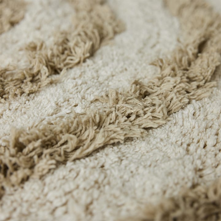 Alfombra de baño HK Living Ø120 cm, Cream HKliving