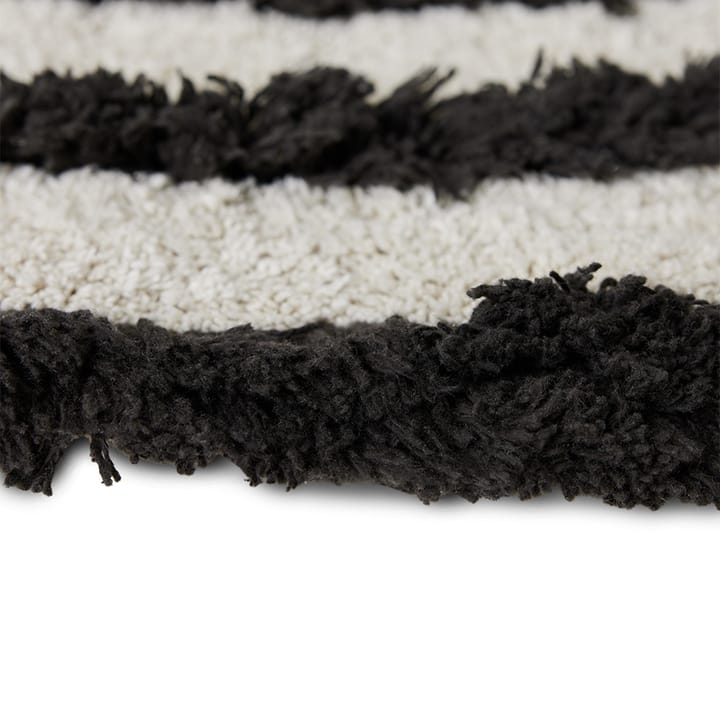 Alfombra de baño HK Living Ø120 cm, Monochrome HKliving