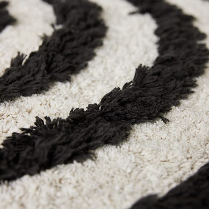 Alfombra de baño HK Living Ø120 cm, Monochrome HKliving