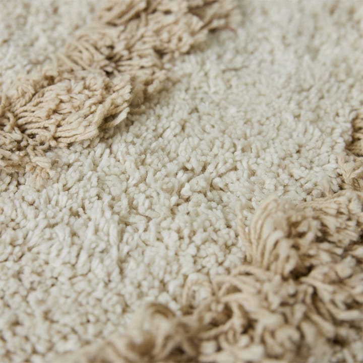 Alfombra de baño HK Living Ø80 cm, Cream HKliving