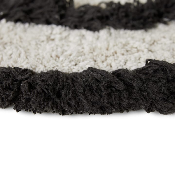 Alfombra de baño HK Living Ø80 cm, Monochrome HKliving