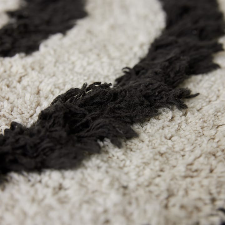 Alfombra de baño HK Living Ø80 cm, Monochrome HKliving
