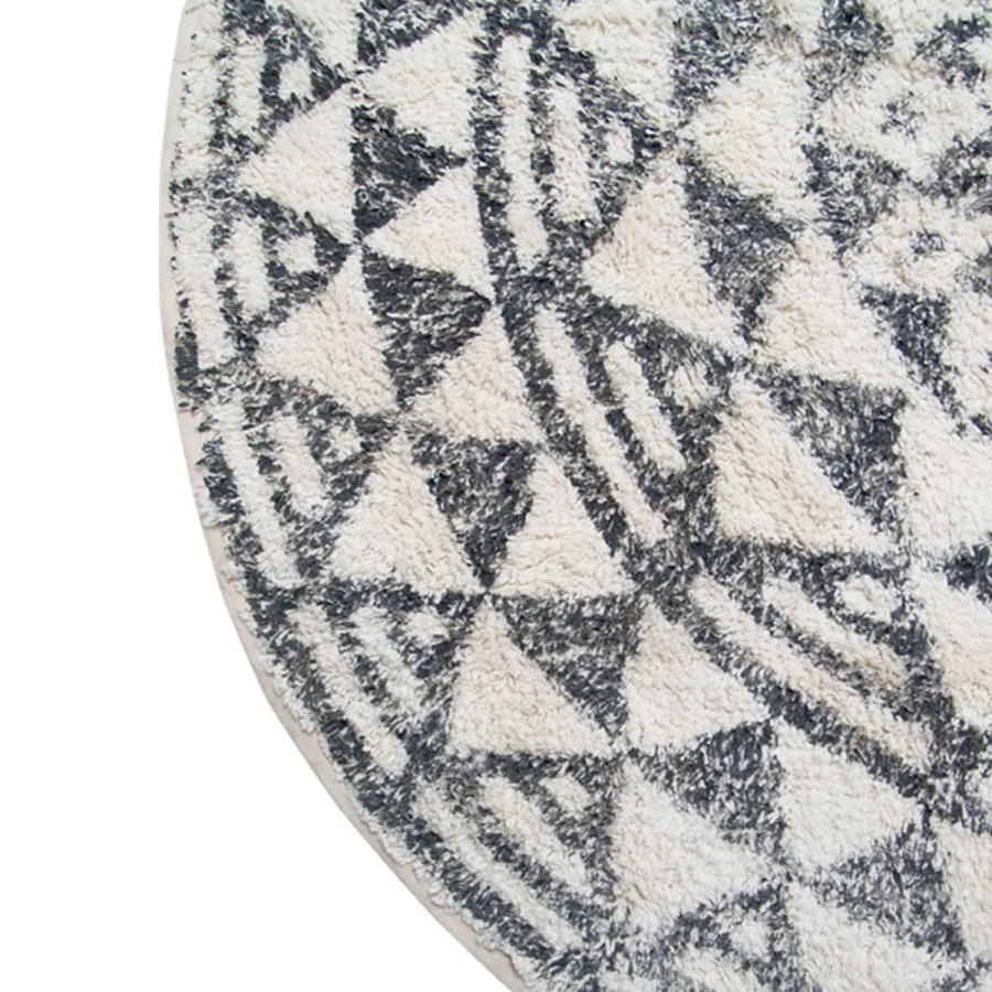 Alfombra de baño redonda HKliving, Ø 80 cm HKliving