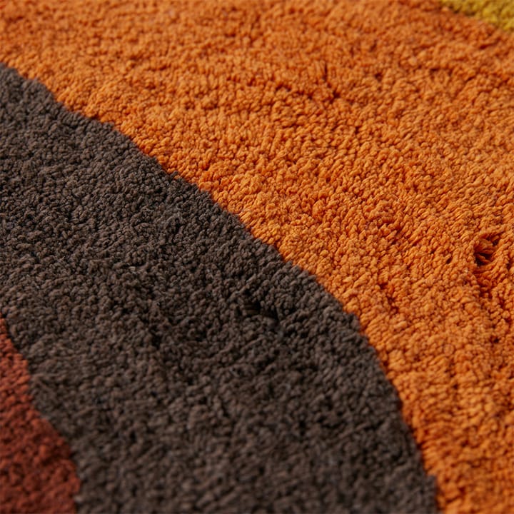 Alfombra de baño Retro swirl 90x120 cm, Retro multicolours HKliving