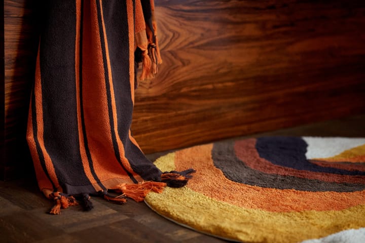 Alfombra de baño Retro swirl 90x120 cm, Retro multicolours HKliving