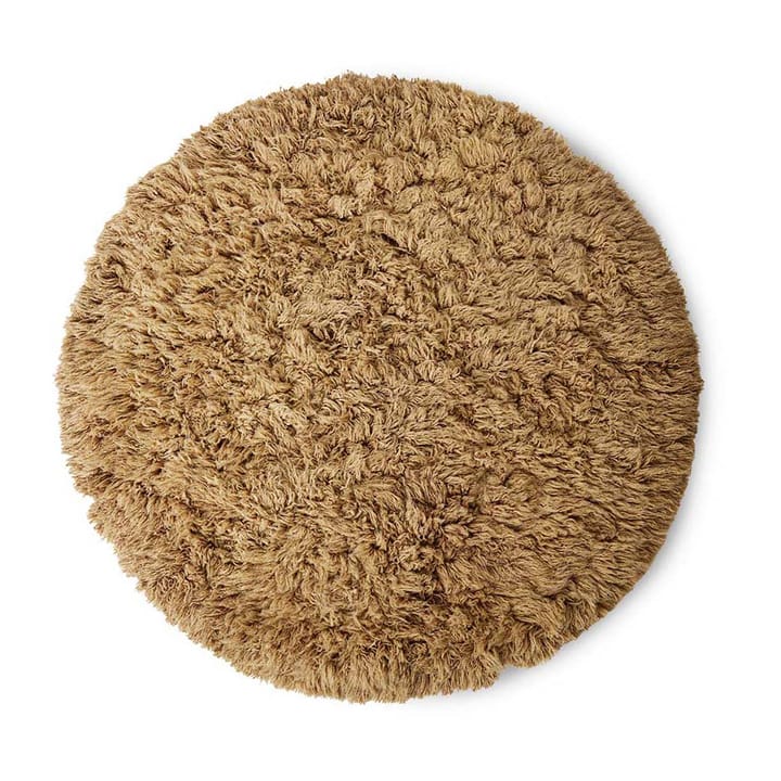 Alfombra redonda Fluffy, Ø200 cm, caramel HKliving