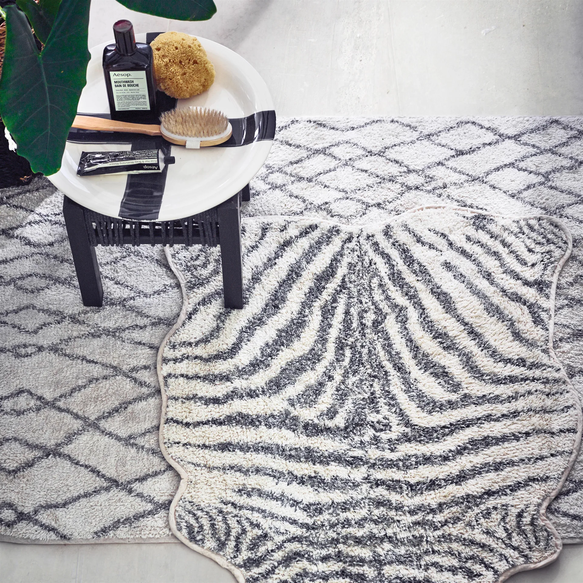 Alfombrilla de baño HKliving, 90 x 175 cm HKliving