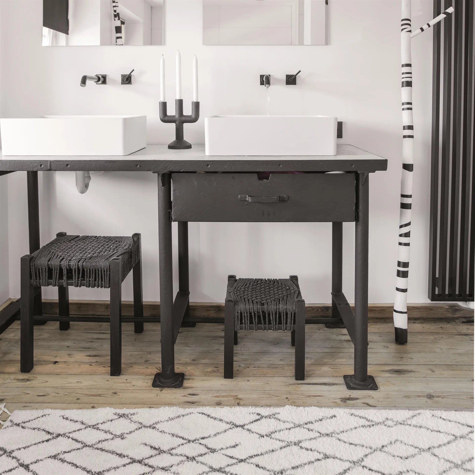 Alfombrilla de baño HKliving, 90 x 175 cm HKliving