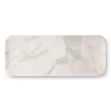 Bandeja de mármol HKliving 30x12 cm - blanco-verde-rosa - HKliving