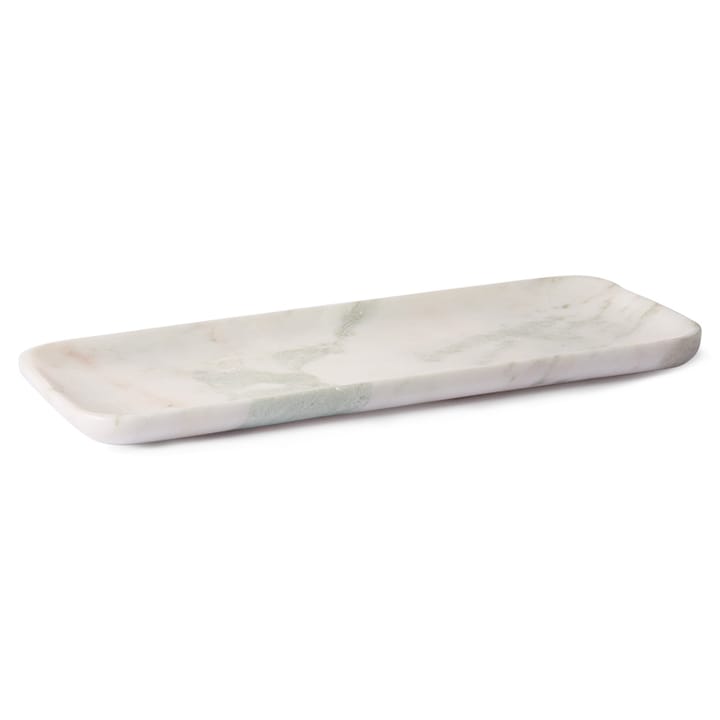 Bandeja de mármol HKliving 30x12 cm, blanco-verde-rosa HKliving
