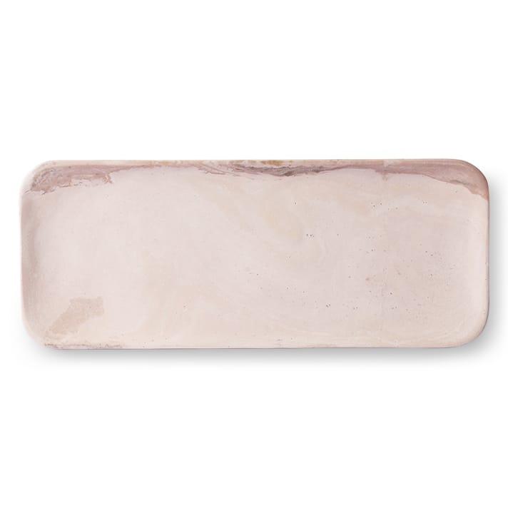 Bandeja de mármol HKliving 30x12 cm, Rosa HKliving