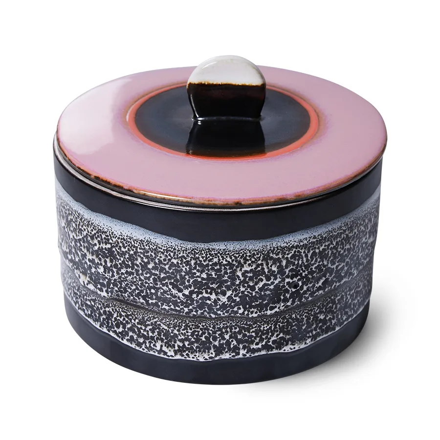 Bote de galletas 70's cookie jar Ø17 cm, Disco HKliving