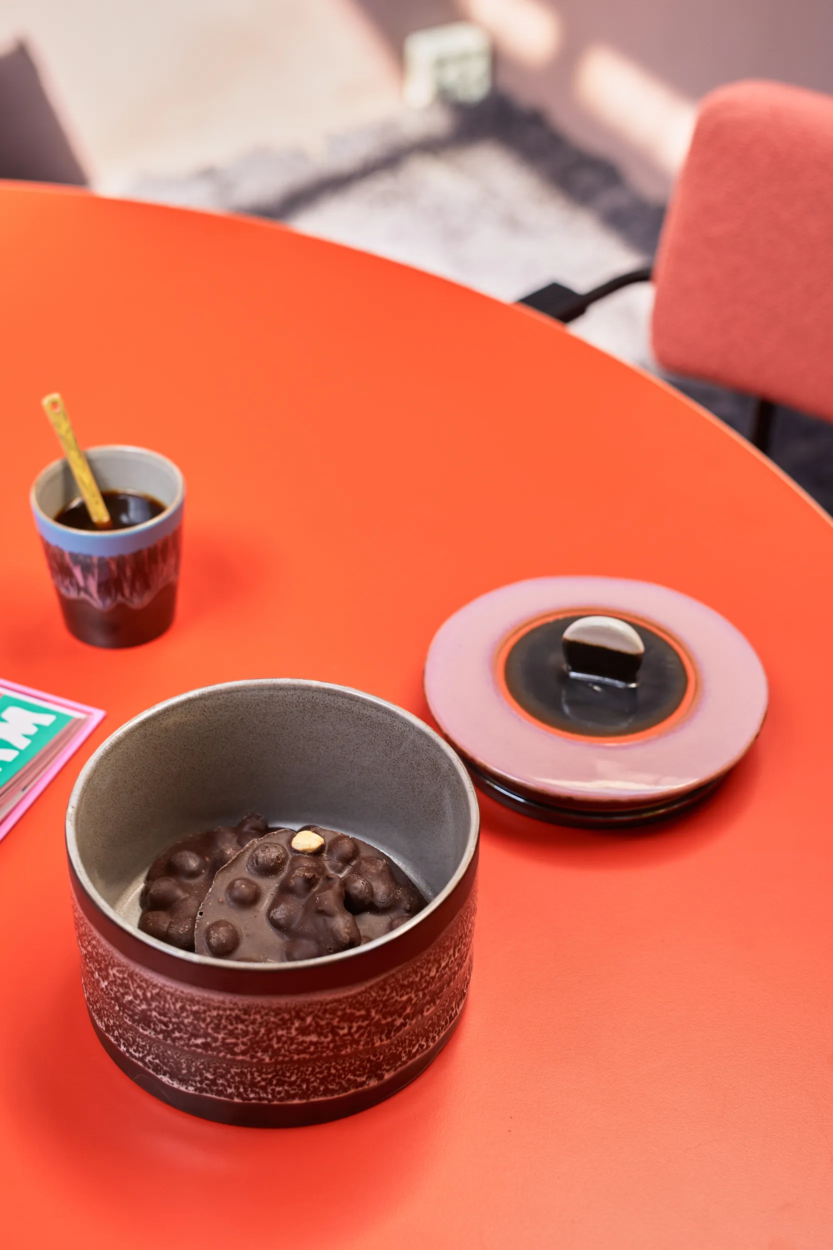 Bote de galletas 70's cookie jar Ø17 cm, Disco HKliving