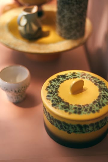 Bote de galletas 70's cookie jar Ø17 cm - Kelp - HKliving