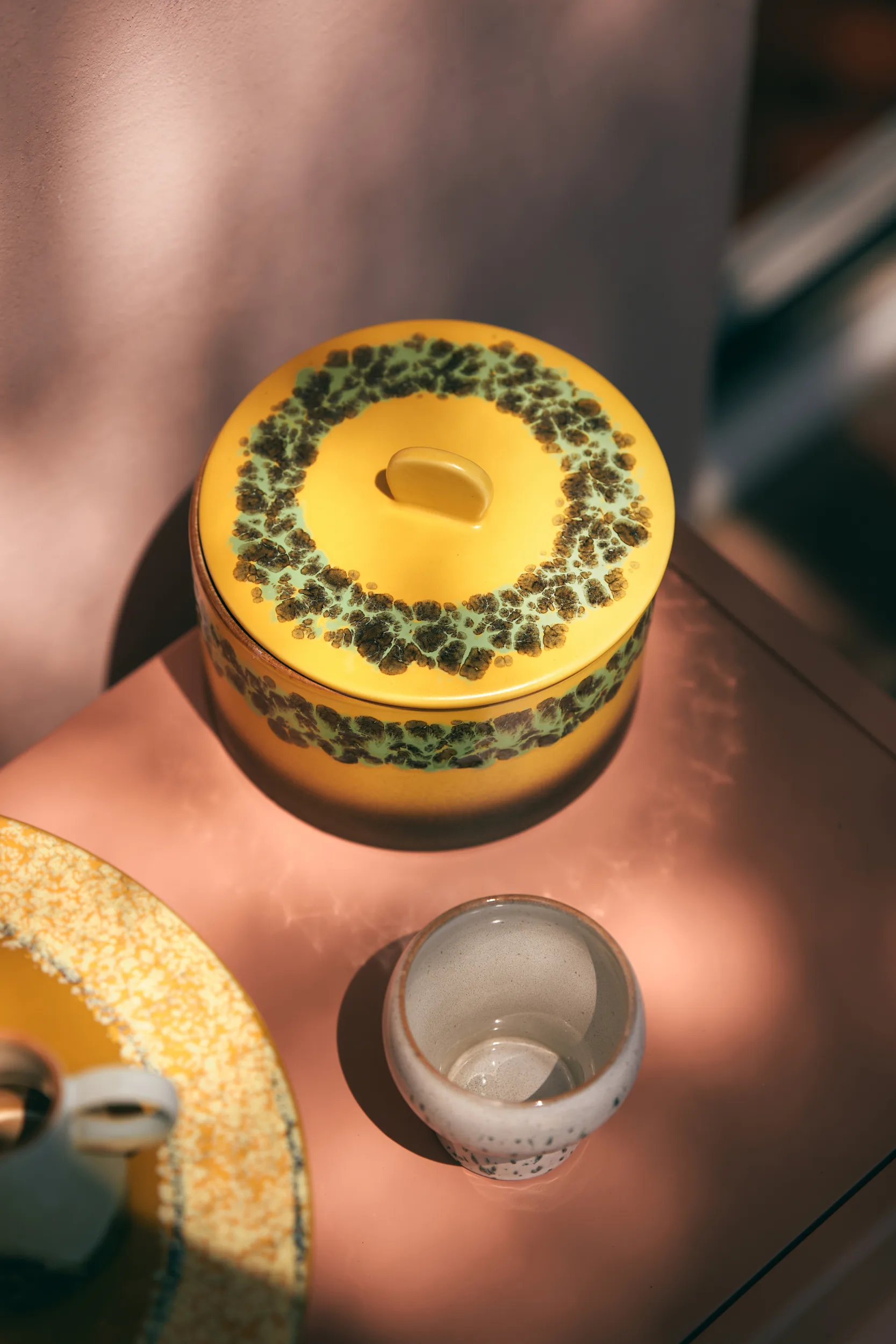 Bote de galletas 70's cookie jar Ø17 cm, Kelp HKliving