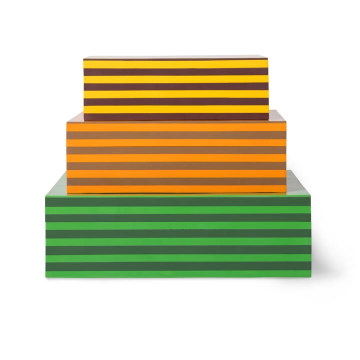Caja de almacenaje con tapa 3 piezas, Dawn HKliving
